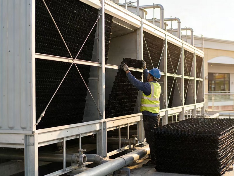 Shopping Center Cooling Tower Fill Replacement Project