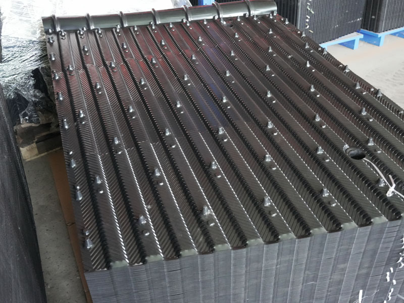 Trapezoidal Corrugated Counterflow Cooling Tower Fill